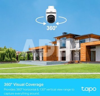 TP-LINK Pan/Tilt Security WiFi Camera TC40 TP-LINK Dome 2 MP 3mm IP65 H.264 Micro SD, Max. 512GB