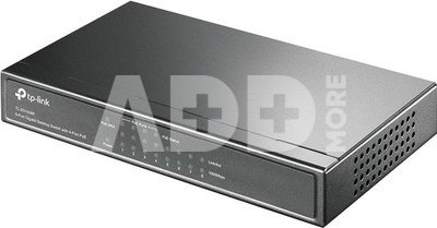 TP-LINK Switch TL-SG1008P Unmanaged, Desktop, 1 Gbps (RJ-45) ports quantity 8, PoE ports quantity 4, Power supply type External