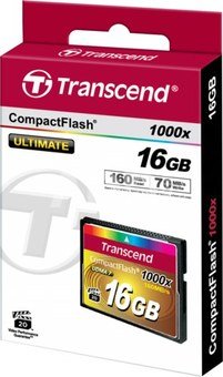 Transcend Compact Flash 16GB 1000x