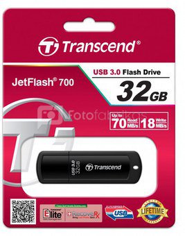 Transcend JetFlash 700 32GB USB 3.0 flash laikmena 