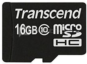 Kortelė Transcend MicroSDHC 16GB Class 10