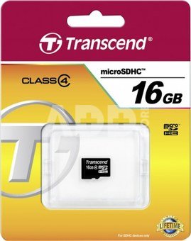Transcend microSDHC 16GB Class 4