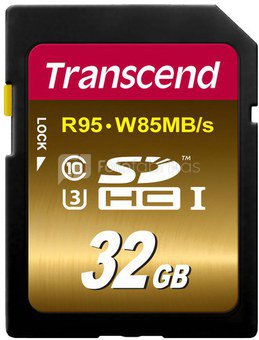 Transcend SDHC 32GB Class10 UHS-I U3 Ultimate X