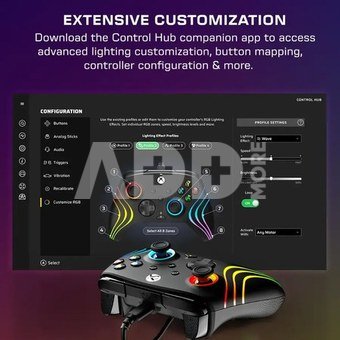 Turtle Beach controller Afterglow Wave Xbox, black