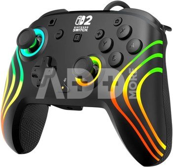 Turtle Beach wired controller Afterglow Wave Nintendo Switch 2, black