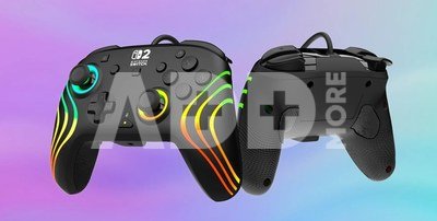 Turtle Beach wired controller Afterglow Wave Nintendo Switch 2, black