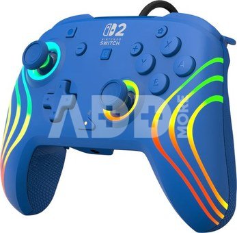 Turtle Beach wired controller Afterglow Wave Nintendo Switch 2, blue