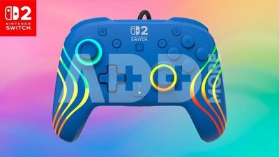 Turtle Beach wired controller Afterglow Wave Nintendo Switch 2, blue