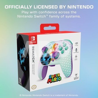 Turtle Beach wireless controller Rematch Nintendo Switch, Invincible Mario