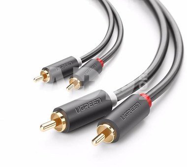 UGREEN 2RCA (Cinch) to 2RCA (Cinch) Cable 2m (black)