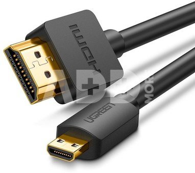 UGREEN HD127 Micro HDMI - HDMI Cable 4K 3D 1.5m (black)