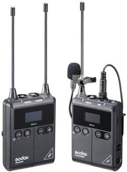 Godox UHF Wireless & Lavalier Microphone Kit (1x TX1 /1x RX1 /1x LMS 12 AXL)