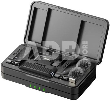 Ulanzi A100 Wireless Lavalier Microphone(J12 Upgrade) Lightning