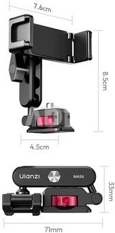Ulanzi MA56 4 in 1 Phone Clamp Mount (Phone Clamp)