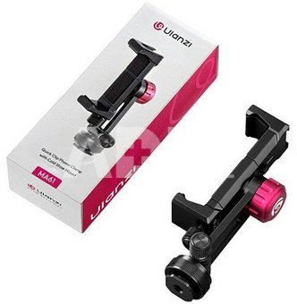 Ulanzi MA61 Quick Clip Phone Clamp with Cold Shoe Mount
