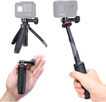 Ulanzi MT 09 GoPro Vlog Tripod, Hand Grip and Selfie Stick for Photo & Video