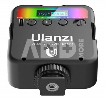 Ulanzi VL49 LED lamp - RGB, WB (2500 K - 9000 K)