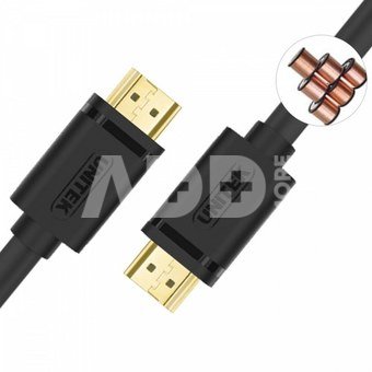 Unitek Cable HDMI M/M 1.5M v2.0 , gold, basic; Y-C137M
