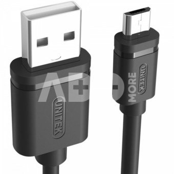 Unitek USB - microUSB CABLE 2.0 1,5M, M/M; Y-C434GBK