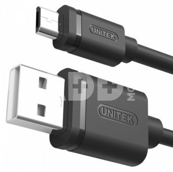 Unitek USB - microUSB CABLE 2.0 1,5M, M/M; Y-C434GBK