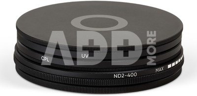 Urth 77mm UV, Circular Polarizing (CPL), ND2 400 Lens Filter Kit