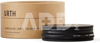 Urth 77mm UV, Circular Polarizing (CPL), ND2 400 Lens Filter Kit