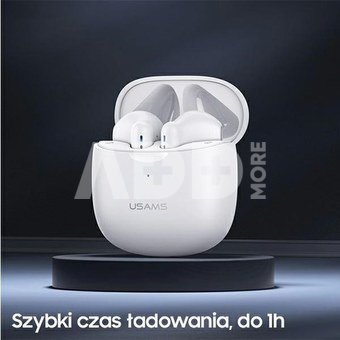USAMS Bluetooth Headphones TW S 5.0 IA Series White