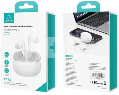 USAMS Bluetooth Headphones TW S 5.3 X-Don Dual mic black