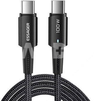 USB-C to USB-C Cable 100W Essager 1m (black)