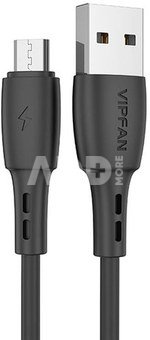 USB to Micro USB cable Vipfan Racing X05, 3A, 1m (black)