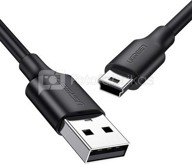 USB to Mini USB Cable UGREEN US132, 0.5m (black)