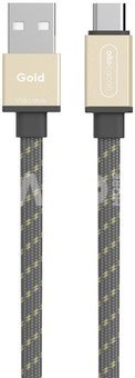 Allocacoc USBcable | USB C Flat Gold