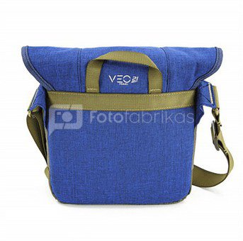 Vanguard VEO Travel 21 BL Bag for mirrorless camera, Blue/Khaki, Interior dimensions (W x D x H) 210 x 110 x 200 mm