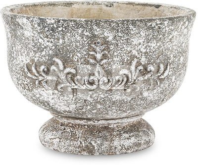 Vazonėlis betoninis pilkas 17x25x25 cm 140305