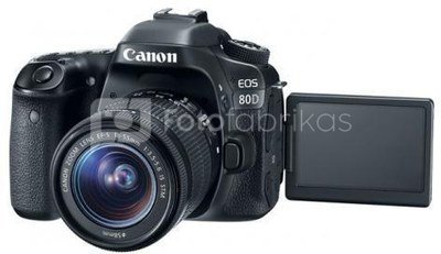 Veidrodinis fotoaparatas CANON EOS 80D + 18-55mm IS STM