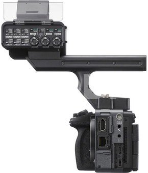 Sony FX5 su XLR laikikliu