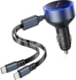 Vention FFOB0 USB-C car charger + USB-C/Lightning 30W cable