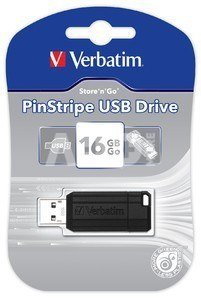 Verbatim Store 'n' Go Pinstripe USB 2.0 16GB USB atminties raktas