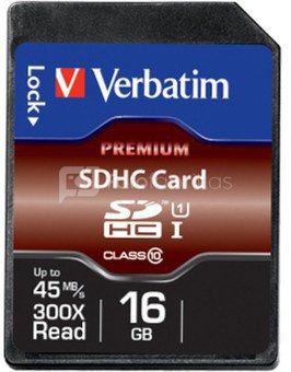 Verbatim SDHC Card 16GB Class 10