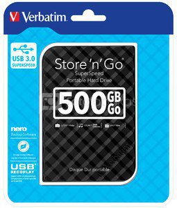 Verbatim Store n Go 2,5 500GB USB 3.0 black Gen 2