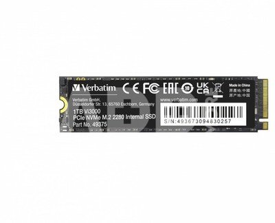 Verbatim Vi3000 PCle NVMe M.2 SSD 1TB 49375