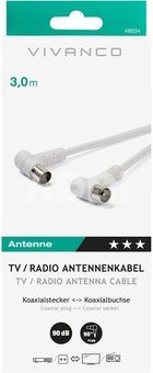 Vivanco antenna cable angled 3m