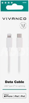 Vivanco cable USB- C- Lightning 1.2m (60084)