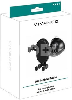 Vivanco car phone mount Windshield Butler (61636)