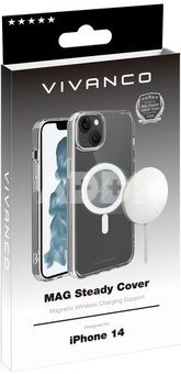 Vivanco case Mag Steady Apple iPhone 14, transparent (63449)