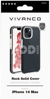 Vivanco case Rock Solid Apple iPhone 14 Plus, transparent (63486)