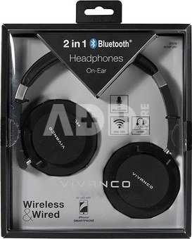 Vivanco headset BTHP260, black (37578)