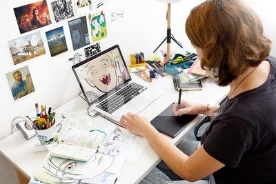 Wacom graphics tablet One by Wacom Small (CTL-472-N)
