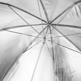walimex Reflex Umbrella black/silver 2 lay, 109cm