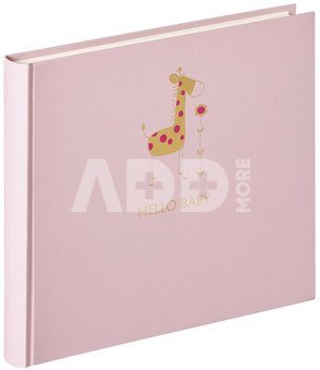 Walther Baby Animal rosa 25x28 50 wei&szlig;e Seiten / Giraffe UK148R